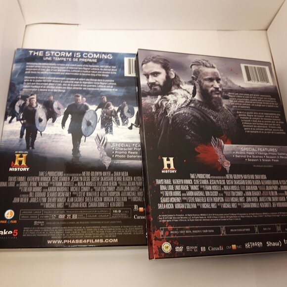 History Channel Vikings Season 1 and Season 2 DVD - Picture 2 of 4
